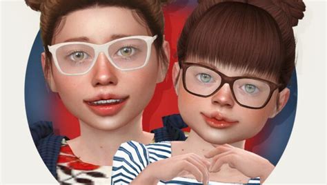 Sims 4 Maxis Match Glasses Download 1m Sims Custom Content Free