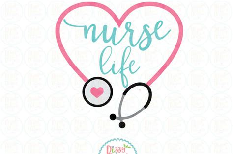 Free Nurse Life Svg File Nurse Life Decal Nurse Decal