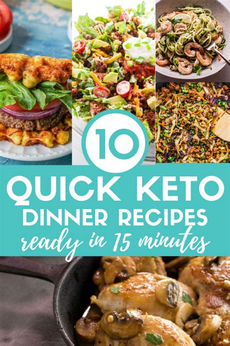 10 Quick Keto Dinner Recipes That Are Ready In Less Than 15 Minutes