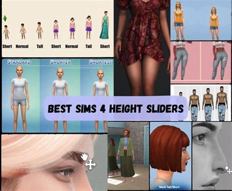 15 Genius Sims 4 Height Slider Mods For Custom Tall Sims And Short Sims