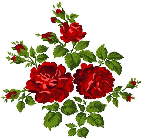Clipart Rose Vintage Clipart Rose Vintage Transparent Free For