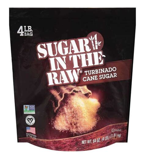 Sugar In The Raw Turbinado Cane Sugar 4 Lb