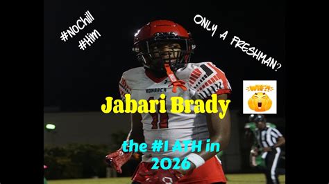 Jabari Brady The Most Physically Imposing Wr In The 26 Class Hudl