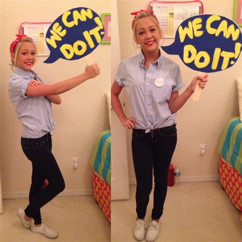 The iconic rosie the riveter costume has a great story behind it, as the ultimate emblem of female empowerment. Pin by Jodi Quast on holidays | Nurse halloween costume ...