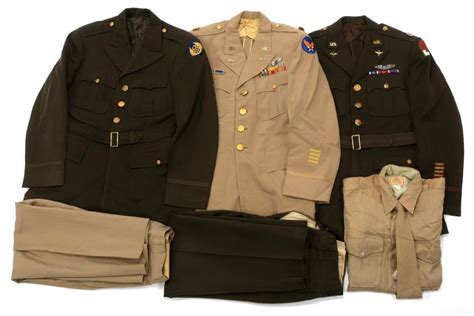 Sold Price Wwii Us Army Air Force Officer Dress Uniform Lot January