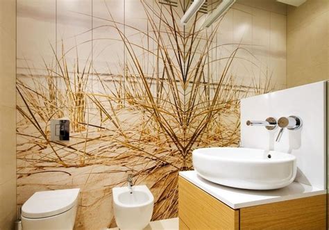 Badezimmer Ideen für kleine Bäder - Fototapete als ...