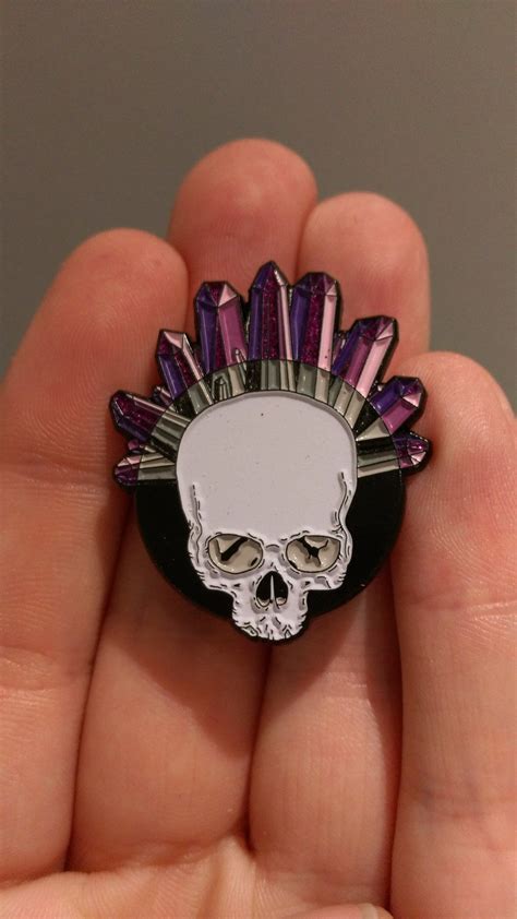 Crystal Skull Ii Lapel Pin Crystal Skull Lapel Pins Skull Pin