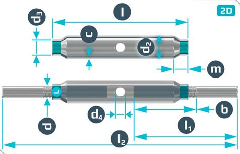 Turnbuckles With Studs For Welding Made Out Of Pipes Din Ae Metalcom A S