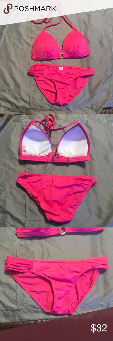 Venus Enhancer Push Up Bikini Top And Bottom Pink Push Up Bikini Tops