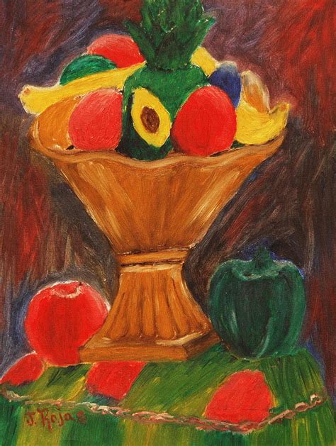 Fruits Still Life Painting By Jose Rojas