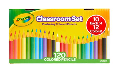 Crayola Classroom Set Colored Pencils 120 Ct Teacher Supplies