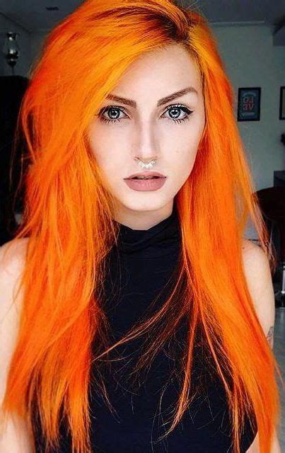 20 Orange Hair Color Trend Is Taking To The Next Level Orange Hair Couldnt Care Less
