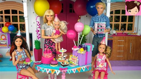 12 preces 7 veikalos cena no 23.00 € līdz 37.00 €. Barbie Chelsea Birthday Party Routine in Hello Dream House ...