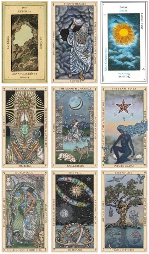 Etteilla Tarot Reconstruction First Septenary Benebell Wen