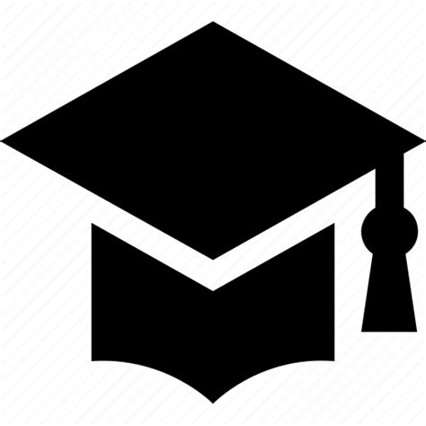 Degree Cap Graduate Cap Graduation Mortarboard Tassel Cap Icon