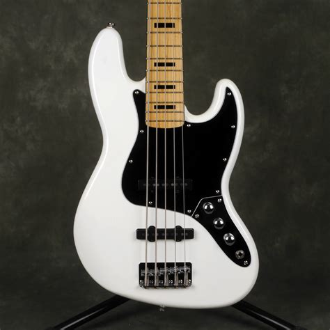 Squier Vintage Modified Jazz Bass 5 String White 2nd Hand Rich