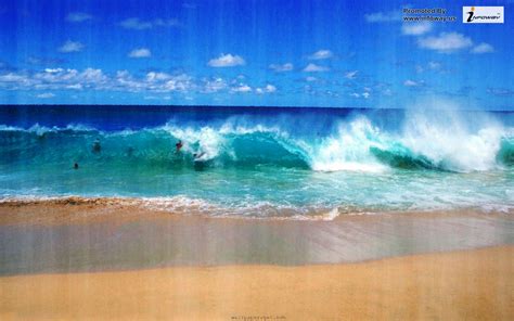 46 Beautiful Beach Scenery Wallpaper Wallpapersafari