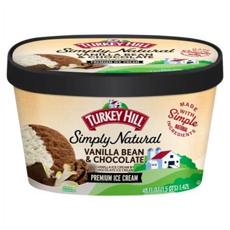 Turkey Hill Simply Natural Vanilla Bean Chocolate Ice Cream 48 Fl