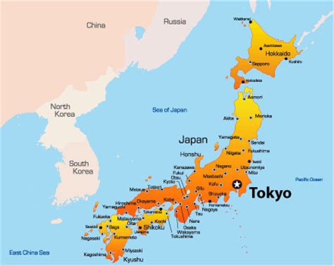Labeled map of japan collection. Bila budak kampung travel: Tokyo, Japan