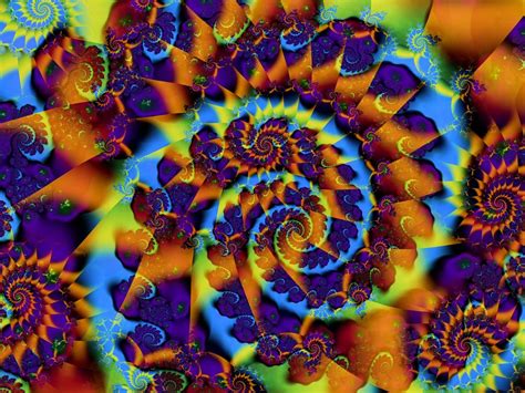 Abstract Multicolor Fractals Psychedelic Wallpaper 1600x1200 242855
