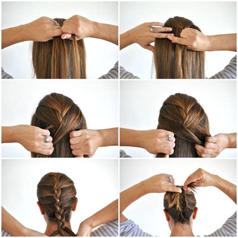 French braided pigtails are a certain type of hair styles where in all the hair is braided to form two french braided pigtails are fun and cute hairstyles which is trending these days. How To French Braid Hair ? (with Picture Tutorial) - Bun ...