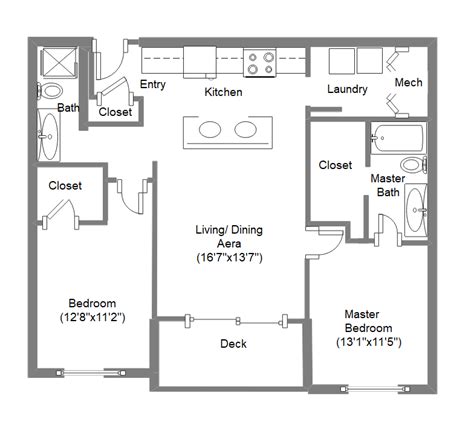 2 Bedroom Apartment Floor Plan With Dimensions Floor Roma