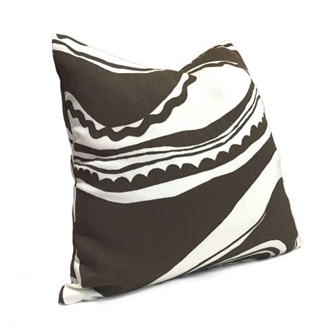 Trina Turk Schumacher Carmel Coastline Tobacco Brown White Indoor Outd