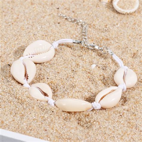 1pc New Fashion Handmade Beaded Natural Seashell Friendship Bracelets