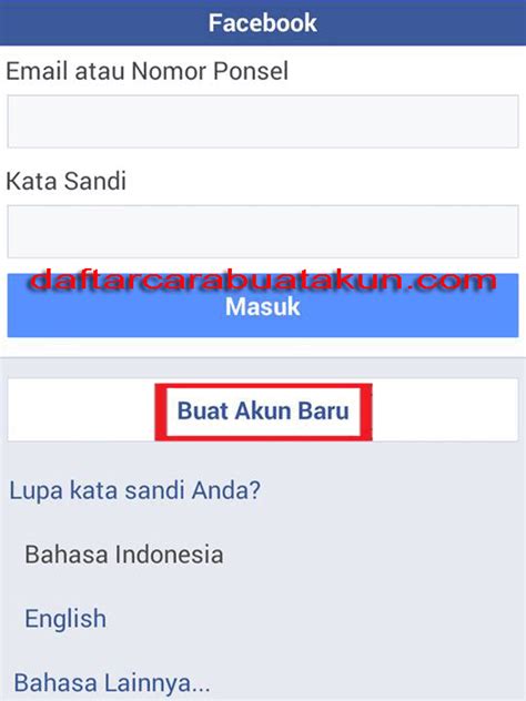 Download the facebook lite apk here. Buat Akun Facebook Dengan Aplikasi Facebook Lite - Cara ...