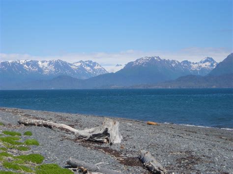 The Beautiful Beach At The End Of The Spit In Homer Alaska