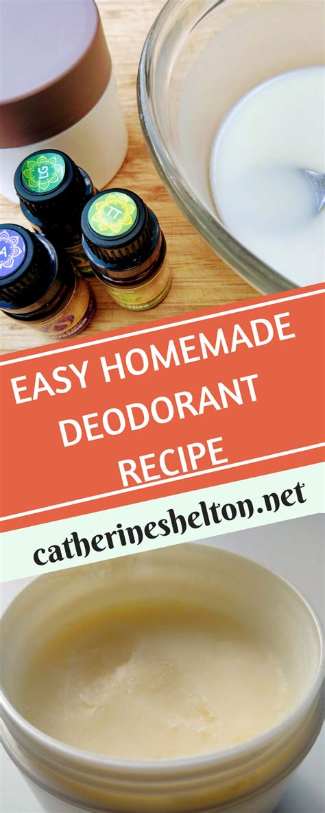 Natural Homemade Deodorant Recipe Homemade Deodorant Recipe Recipes Deodorant Recipes