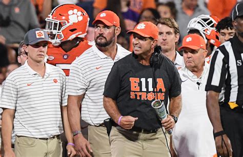 Clemson Remains Outside The Top 10 In Usa Today Sports Latest Ncaa Re
