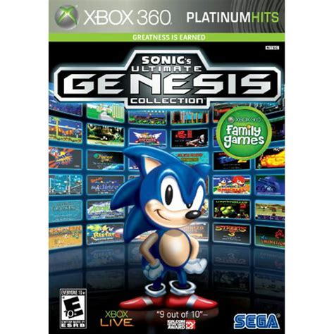 Sega Sonics Ultimate Genesis Collection Platinum Hits Xbox 360