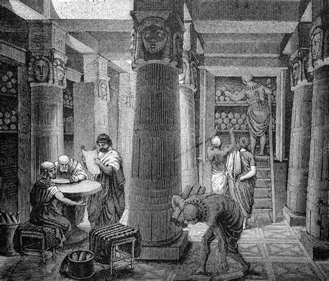 Library Of Alexandria Ancient Egypt Stock Image C0132534