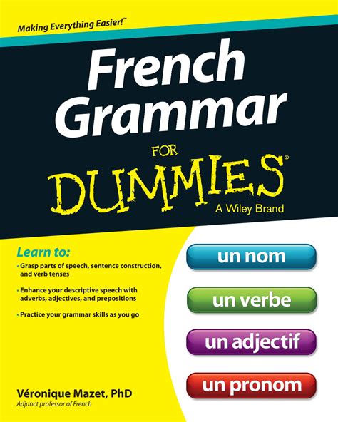 French Grammar For Dummies Printige Bookstore