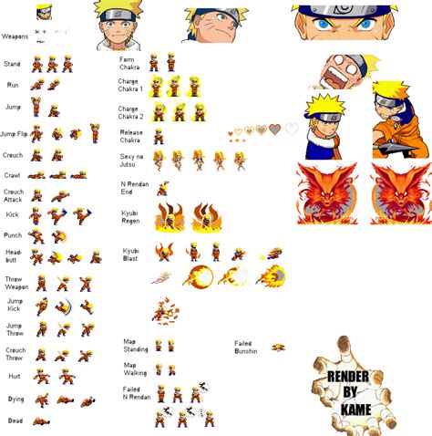 Naruto Sprite Png Sprites De Naruto Png Free Transparent Png