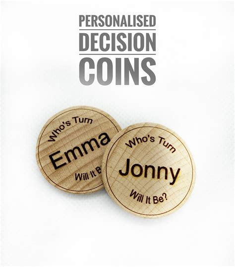 Personalised Name Decision Coin Knottybaby
