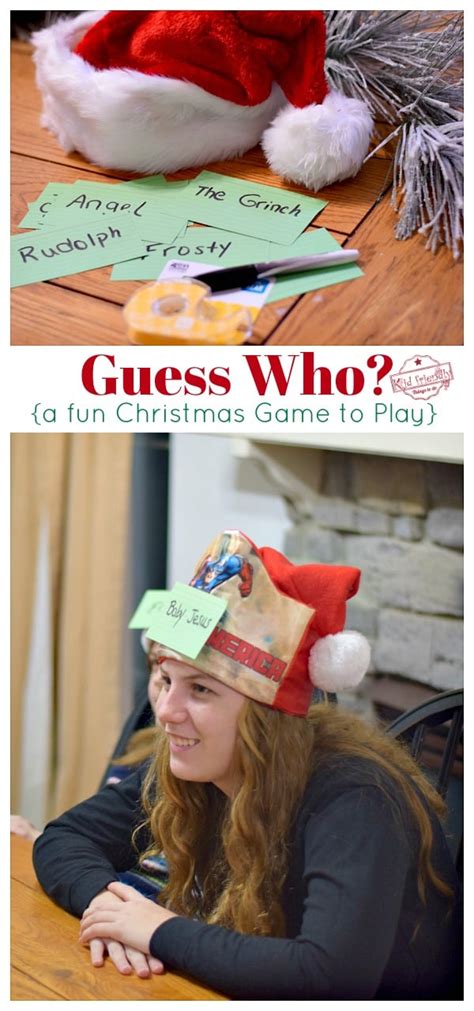 Guess Who A Fun Christmas Game To Play Kid Friendly Things To Do