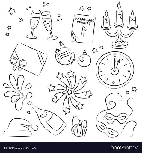 Vector New Years Eve New Years Eve Design Elements Vector Bullet