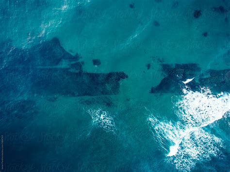Aerial Ocean Texture Del Colaborador De Stocksy Javier Pardina