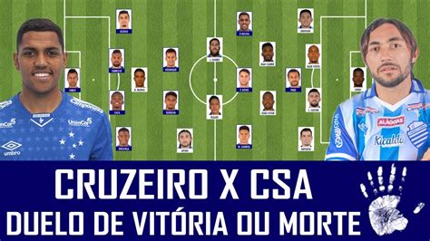 Acompanhe as notícias do cruzeiro no ge.globo. PRÉ-JOGO: CRUZEIRO X CSA - VIDA OU MORTE NO CAMPEONATO ...