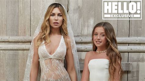 Abbey Clancys Lookalike Daughter Is Her Total Mini Me As Bridesmaid