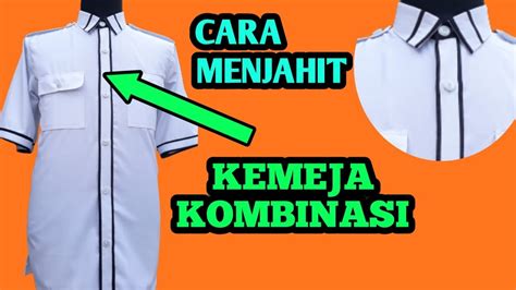 Cara Menjahit Baju Kemeja Bagian Lis Pada Kancing Baju Kemeja Youtube