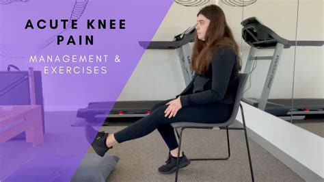 Acute Knee Pain Management Youtube