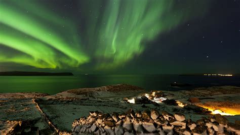 imponerende billeder af nordlys på færøerne tv 2