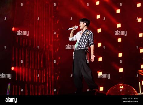 Chinese Pop Singer Jason Zhang Holds A Concert In Nanjing City East