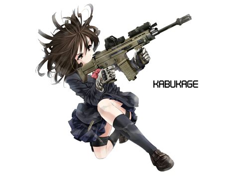 Girl with gun render by Kabukage on DeviantArt