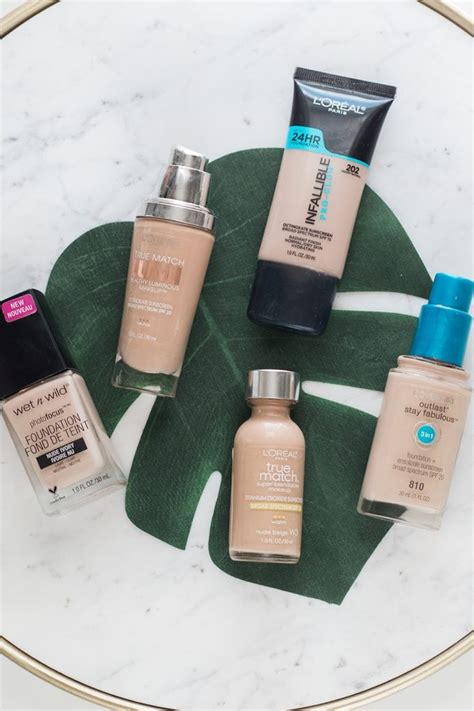 Top 10 Drugstore Foundations Youll Want To Buy Meg O On The Go