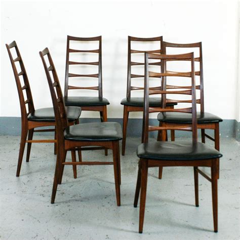 Find the leather armchair, scandinavian chair or nordic sofas for your interior. Set of Six Scandinavian Modern Teak Dining Chairs by N ...