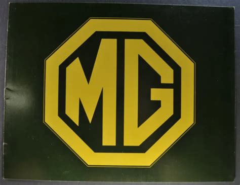 MG CATALOG Brochure MGB Midget Convertible Roadster Excellent Original PicClick